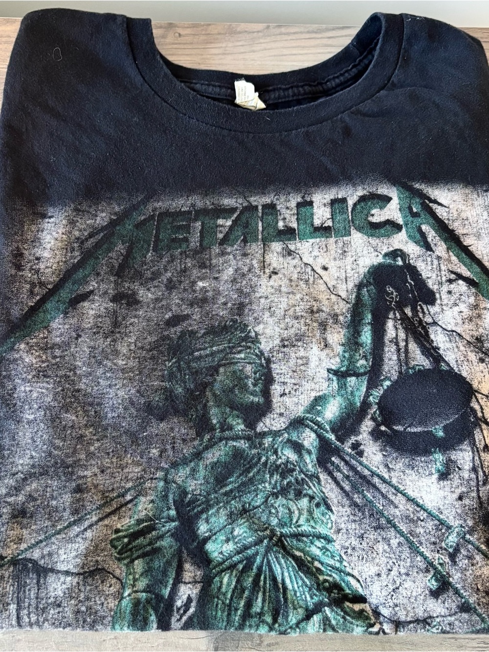Vintage Metallica and Justice For All Band T-Shirt